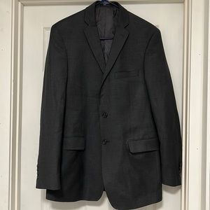 Dark grey suit jacket